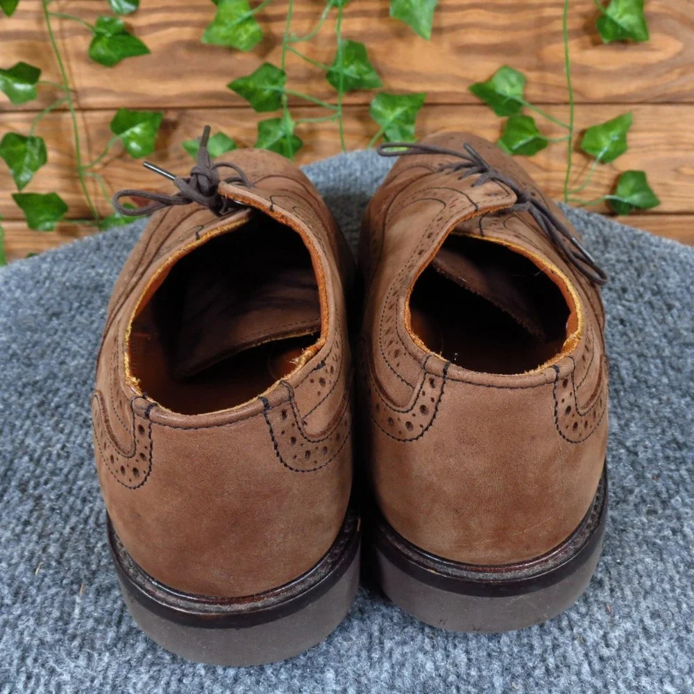 Bostonian Elements‎ Men Casual Wingtip Oxford Size 9 Work Office Brown Leather